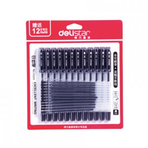 得力33205中性笔0.5mm...