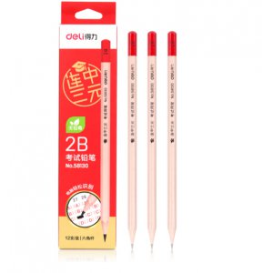 2B原木考试铅笔(12支/...