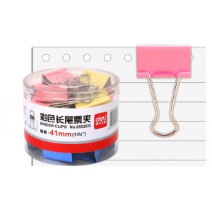 彩色长尾夹